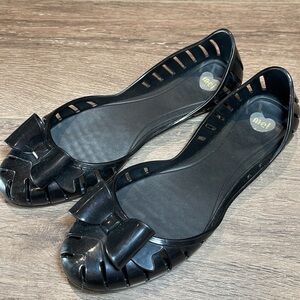 [Mel by Melissa] Big Bow Flats - Black- 8